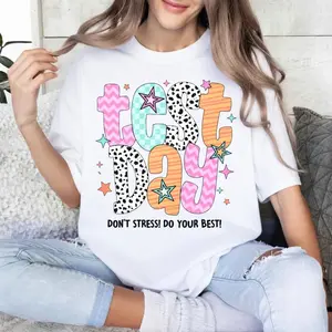 Test Day Shirt for Educators - Retro STAAR Tee, Comfy Fabric, School Testing Humor Top, Unisex Preppy Coordinator Sweatshirt, Assessment Day Graphic Tee