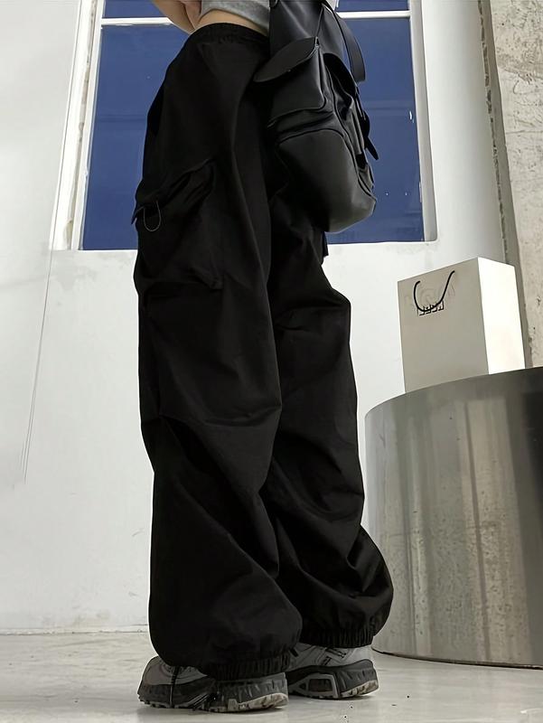 1PCS Girls Teenagers Casual Trendy Sports Exercise Outdoor Cargo Pants With Large Pockets Work Pants Spring Summer Autumn Size8-16Y