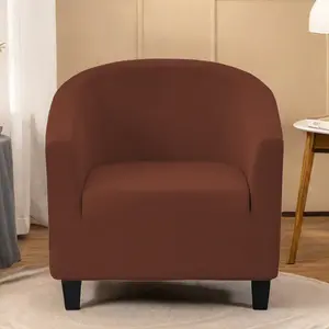 Elastic Sofa Cover, Half Round Design, Washable & Removable, Ideal for Living Room & Club Use, All-Season Comfort, Sofa Couch Covers