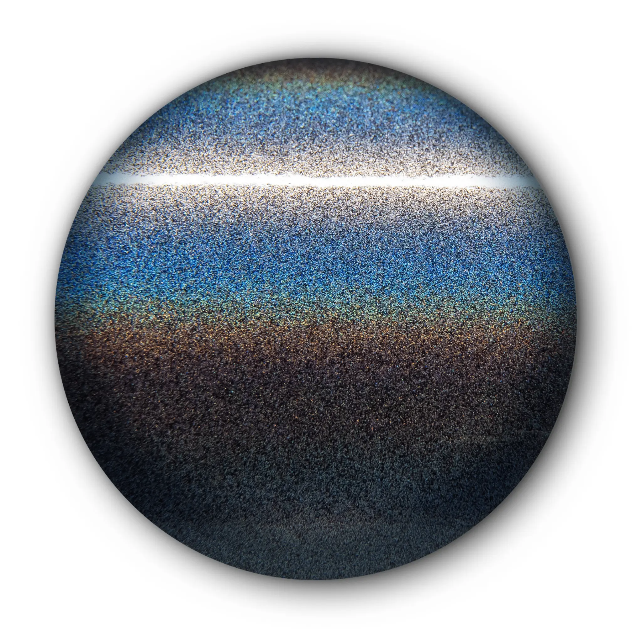 Gloss Holographic Metallic Silver