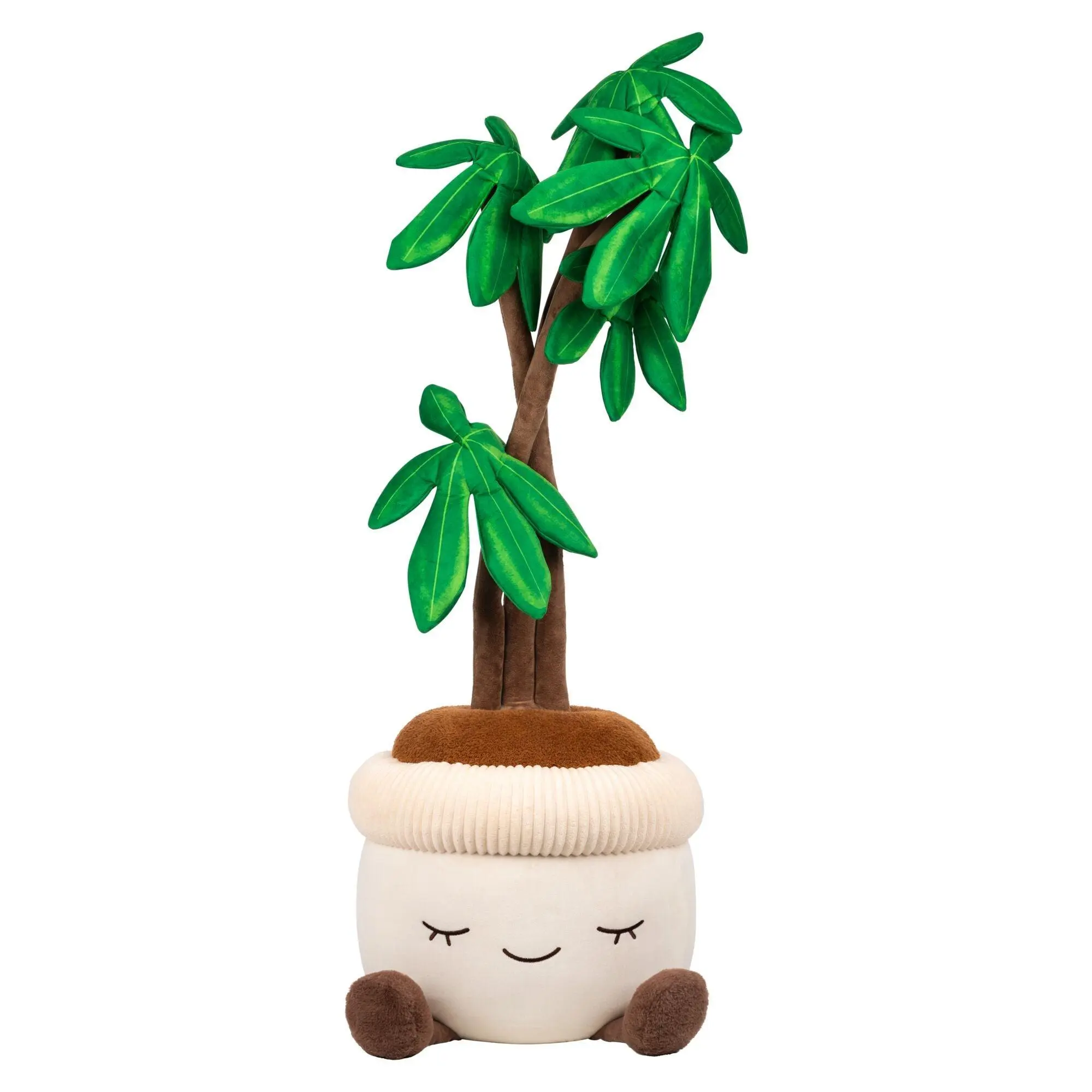 Greenhouse by Russ 4-Foot-Tall Plush Plant, Adorable Home Decor, With Love for Planet, No-Maintenance Plushies ,Soft Cuddly Gift,  Aesthetic Room Decor