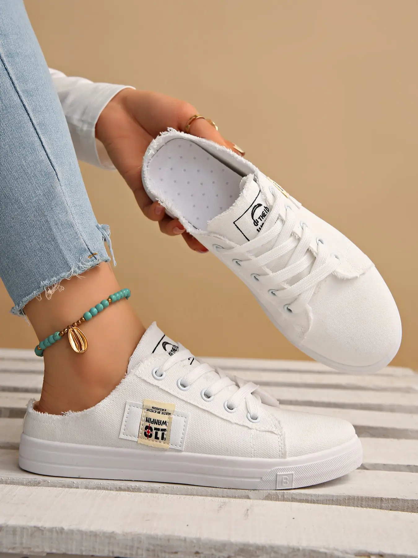Women's Fashionable Lace Up Low Top Sneakers, Walking Shoes, Daily Street Shoes, Casual Comfortable Sports Shoes for Daily Wear, Trendy All-match Sneakers for Women, Casual Footwear