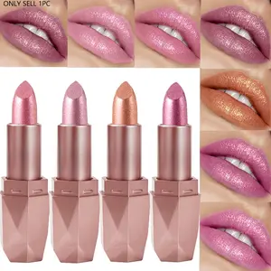 Fine shimmering pearl lip gloss, waterproof, anti smudging, long-lasting luster, non greasy