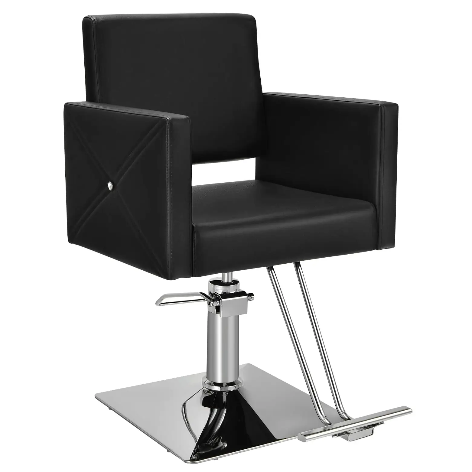 Salon Chair with Heavy Duty Hydraulic Pump, Height Adjustable, 360° Swivel Spa Beauty Equipment barber chair