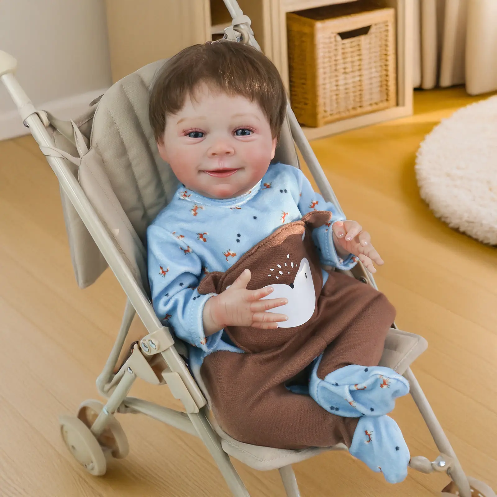#Summervibes #mothersdaygift [WOOROY] Reborn Baby Doll New Released - 18 In Realistic Baby Doll, Lifelike Newborn Baby Doll, Perfect Christmas & Birthday Gift for Kids Ages 3+ Soft Stuffed Doll