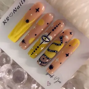 KS 106 Square Acrylic Press On Nails