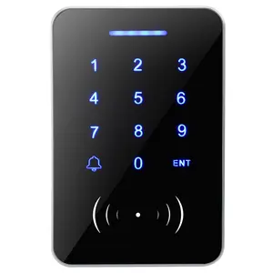 Touchscreen Access Control Machine IC Password Keypad ID Card Swipe System Externally Connectable 120x80mm