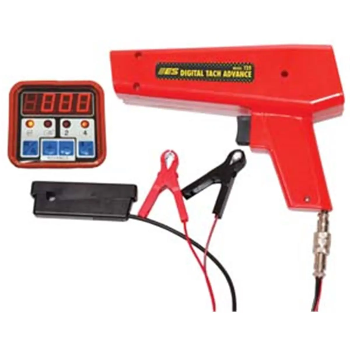 Electronic Specialties Timing Light with LED Display, Brilliant Xenon Flash, Detachable Design, Digital 2 & 4 Stroke Tachometer (Measures Engine Speed Up to 9,999 RPM) & Ignition Spark Advance Measurement for Automotive & Motorcycle Use