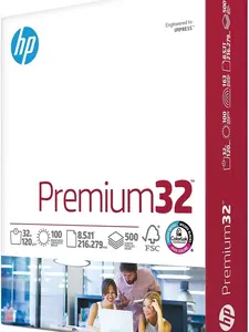 Paper Printer | 8.5 x 11 Paper | Premium 32 lb | 1 Ream - 500 Sheets | 100 Bright