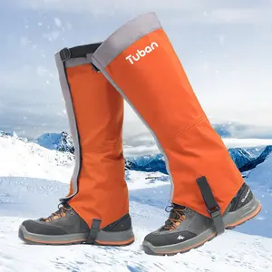 Outdoor Hiking Waterproof Shoe Covers for Men Women Children, Warm Anti-Sand Snow Protection Leg Guards Footwear Accessories