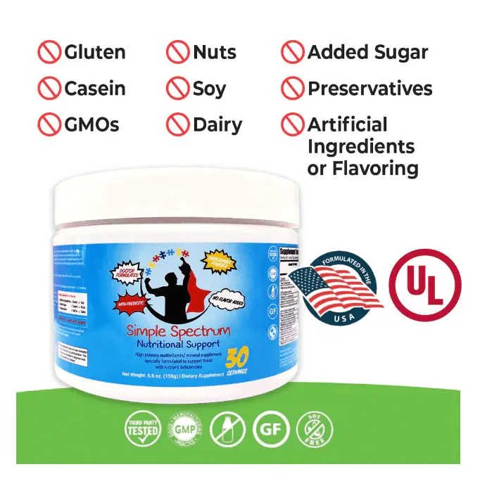 Simple Spectrum Nutritional Support Supplement