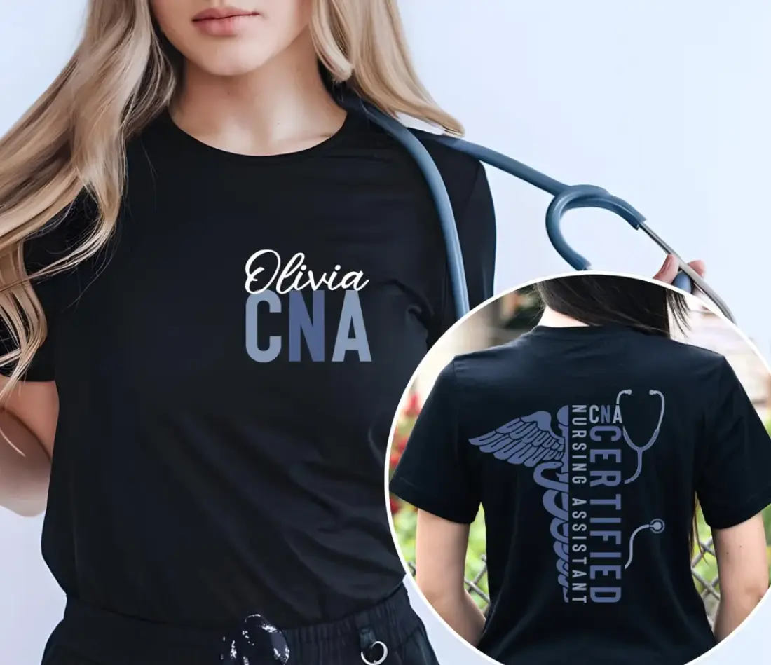 Personalized Certified Nursing Assistant Shirt, CNA, Certified Nursing Assistant T Shirt, Nurse Appreciation, Gift Nurse Shirt, Future CNA