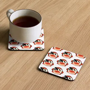 POOKIE Cork-back coaster (TIK TOK EXCLUSIVE) Coffee Tableware Water Proof
