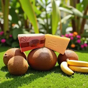 Banana Coconut Scrub Soap Bar · 4.5oz