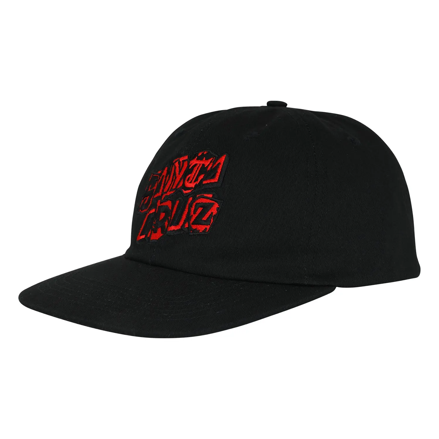 Santa Cruz Skateboards Hat Pay Off Stack Strip Snapback Black