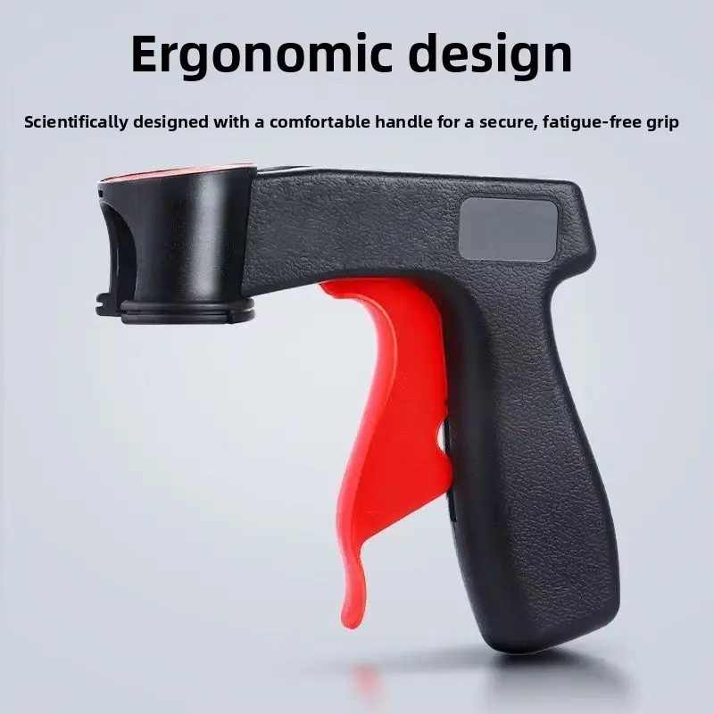 Spray Can Trigger Handle with Full Hand Grip, Convert Spray Cans to Paint Sprayer, Reusable Automotive Body Repair Paint Sprayer