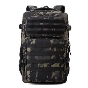 Outdoor Camouflage Pattern Backpack, Multifunctional Large Capacity Sport Backpack for Hiking Mountaineering, Casual Simple Travel Backpack
