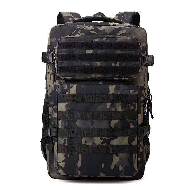 Outdoor Camouflage Pattern Backpack, Multifunctional Large Capacity Sport Backpack for Hiking Mountaineering, Casual Simple Travel Backpack