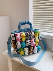 Cute Cartoon Animal Design Handbag, Casual Plush Toy Decor Crossbody Bag for Women & Girls, Fashionable All-match Designer Bag for Daily Life, Casual Crossbody Bags