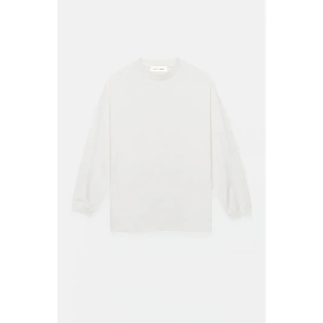 Fear of God ESSENTIALS Men's Ivory Signature Long Sleeve T-Shirt