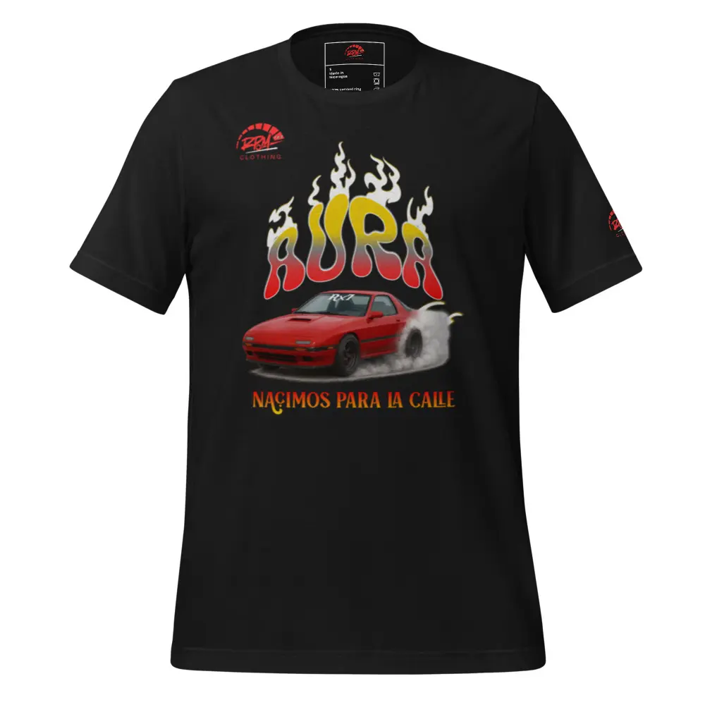 AURA RX7 Unisex Tee (Red/Dark) | RPM 787