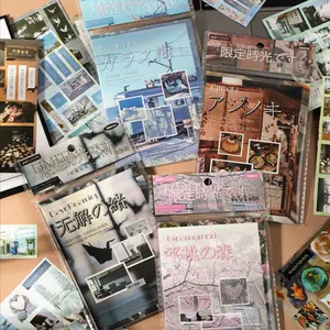 20 Pages Retro Sticker Book