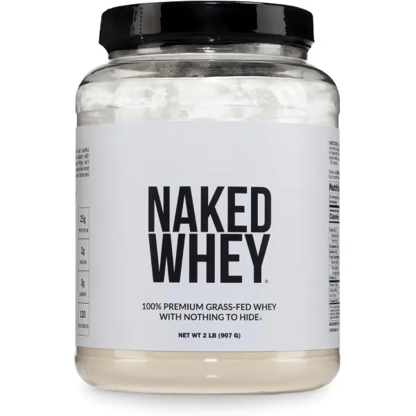 Whey 100% Grass Fed Whey Protein Powder - Only 1 Ingredient, Unflavored Whey Protein, NSF Certified, Undenatured, Gluten Free, Soy Free, No GMOs, No Preservatives