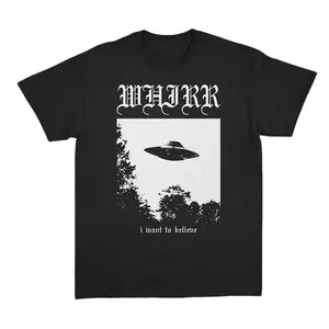 Gildan Print Whirr I Want To Believe Cotton Graphic Tee, Gift For Fan