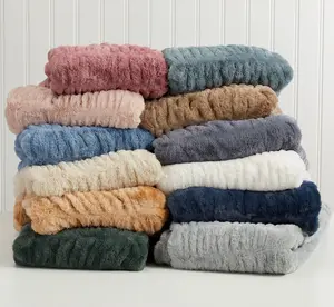 Lily Collection | Ultra Plush Heavyweight Faux Fur Throw Blanket