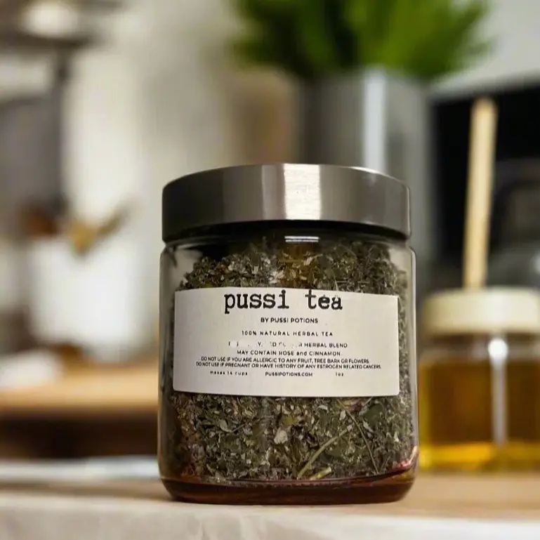 Pussi Tea - Herbal Tea for Cramps & Healthy Womb