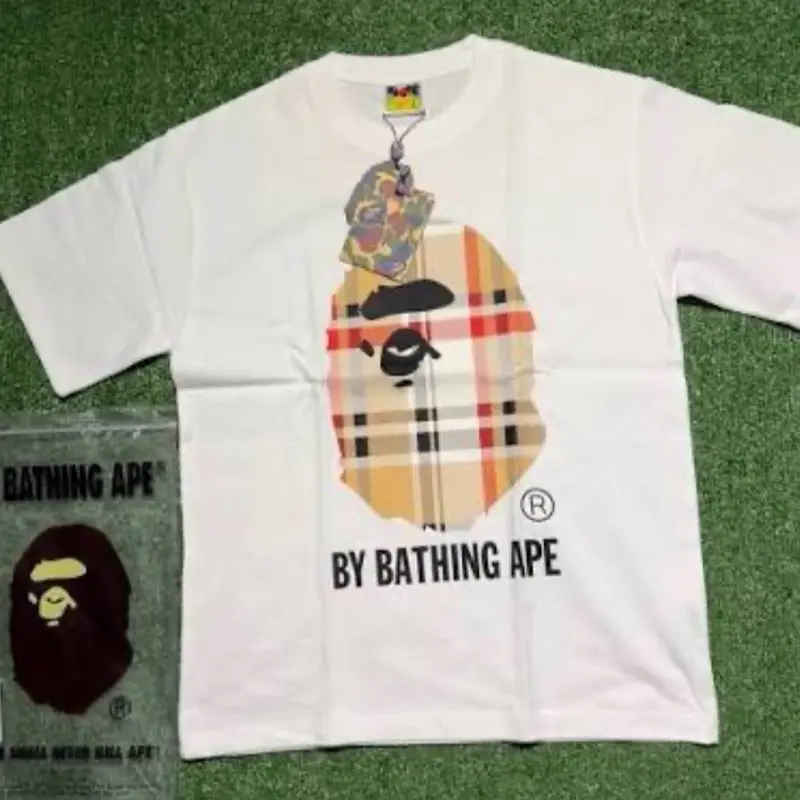 Menswear casual short sleeve tee shirt Bape