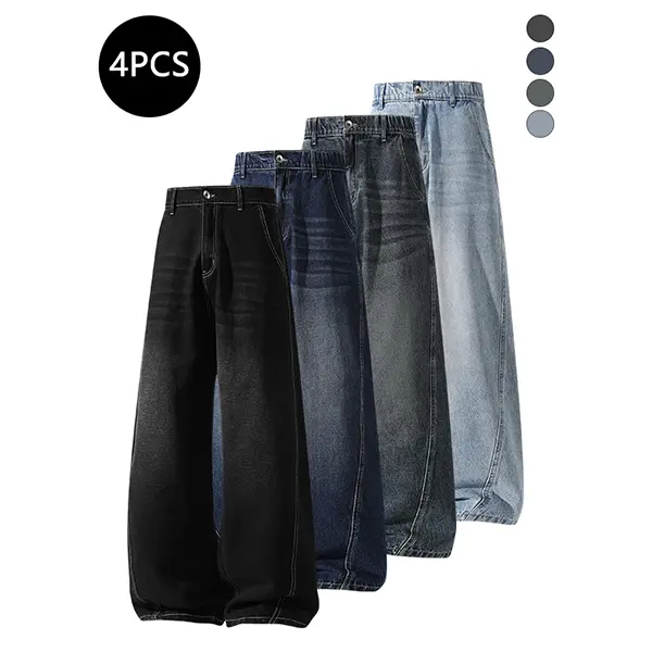 Black & Gray + Dark Blue + Vintage Blue + Light Blue