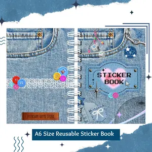 A6 Reusable Sticker Book