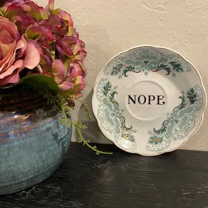 “Nope” small plate
