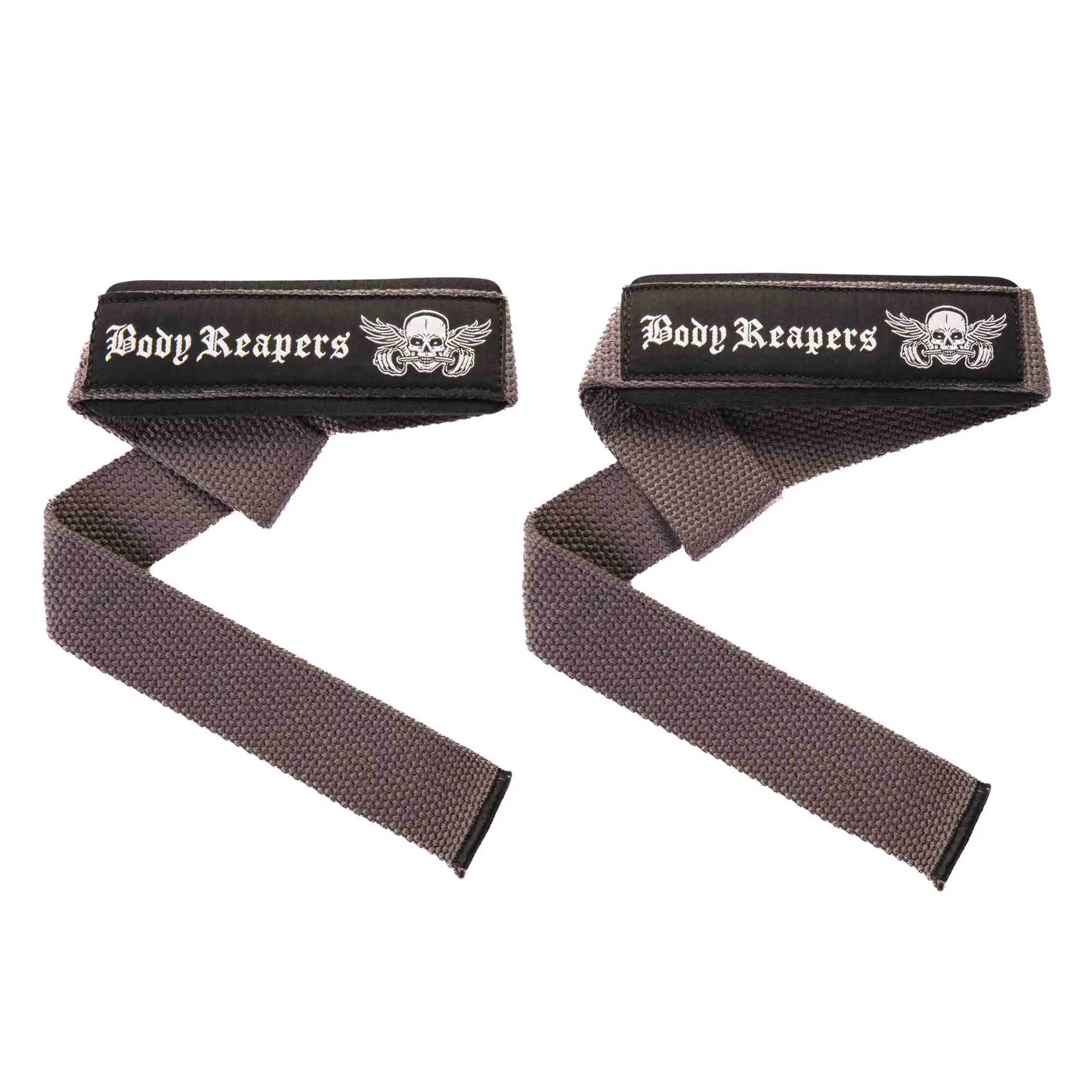 Weight Lifting Straps 24-Inch - Padded Wrist Straps for Deadlifts, Rows & Shrugs | Body Reapers