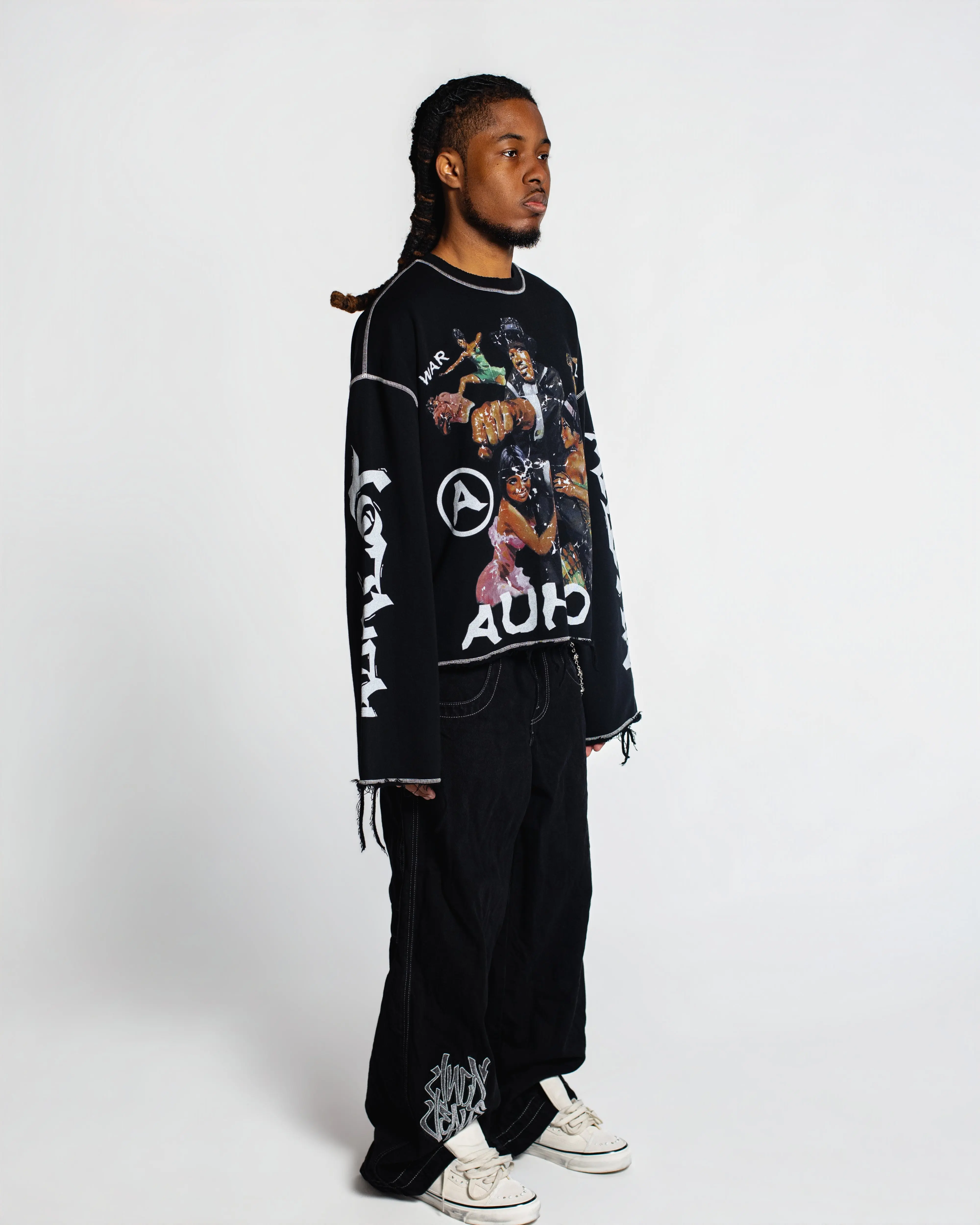 'Dolemite' Distressed Long Sleeve 'Dolemite' Distressed Long Sleeve
