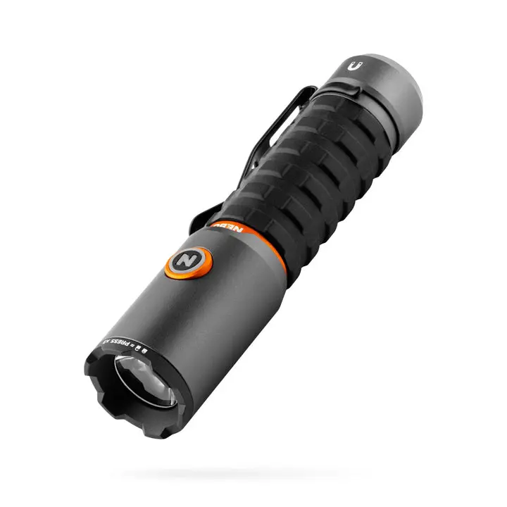 NEBO TORCHY 3K Rechargeable Pocket Flashlight, 3000-Lumen LED EDC Light, USB-C, Magnetic Base, Water-Resistant.