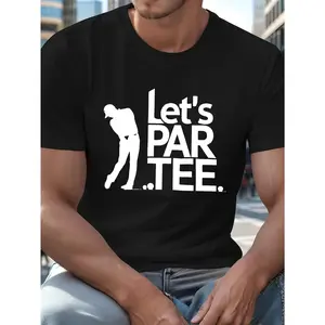 Let’s Par Tee Golf Tee – Plus Size Funny Golfer Casual Sportswear