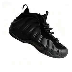 Black Premium Basketball Sneakers | Unisex Casual & Performance Shoes | Made in China