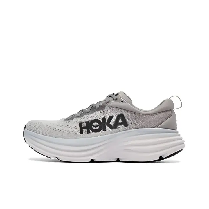 Unisex Light Gray Mesh Running Sneakers, Ultra Thick Shock Absorbing Sole, All Day Comfort, Wide Feet Friendly, Blister Free, Suitable for Walking, Jogging & Casual Wear, With Original Shoe Box