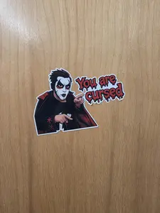 You are cursed Sticker