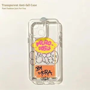 Mora Merch Phone Case for iPhone 17 16e 16 15 14 13 12 11 Pro Max Mini Air XR XS X 7 8 Plus, Transparent Tpu Soft Back Cover
