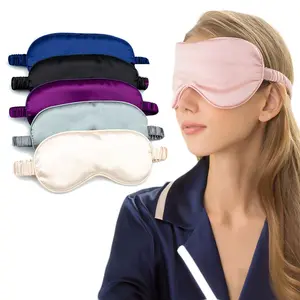 Soft Silk Portable Travel Sleep Eye Masks / Double-Sided Natural Sleeping Eyeshade / Women Sleeping Eyes Cover / Men Blindfold / Eye Patch