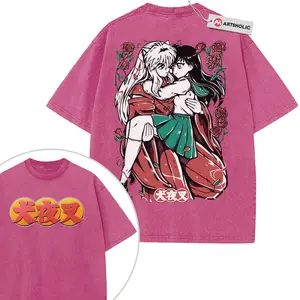 Kagome Higurashi Shirt, Inuyasha Shirt, Anime Shirt, Vintage T-Shirt 2-Sided