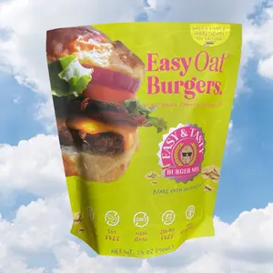 Easy Oat Burgers - Premium Shelf-Stable Plant-Based Burger Mix