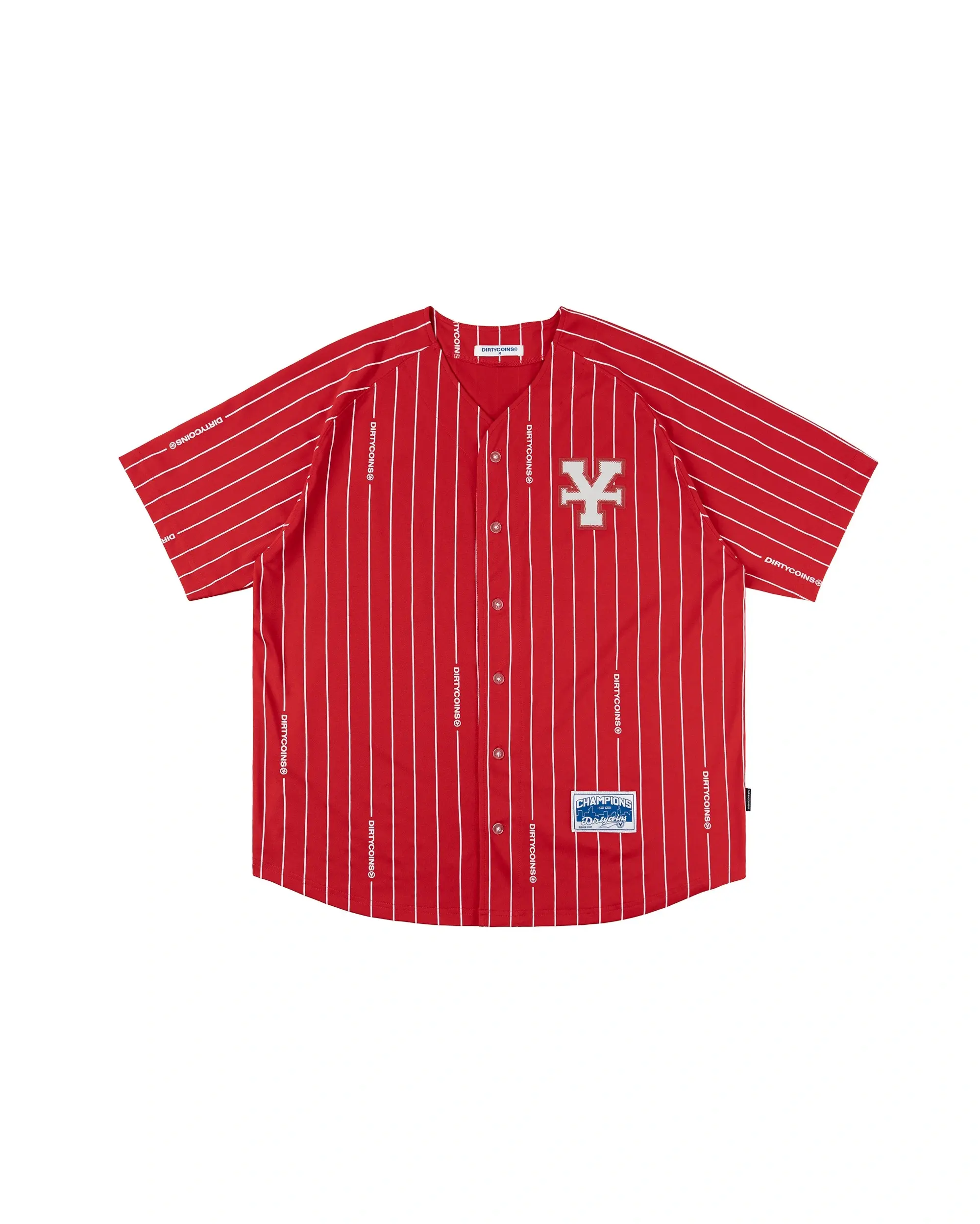 Baseball Jersey Striped (RED)