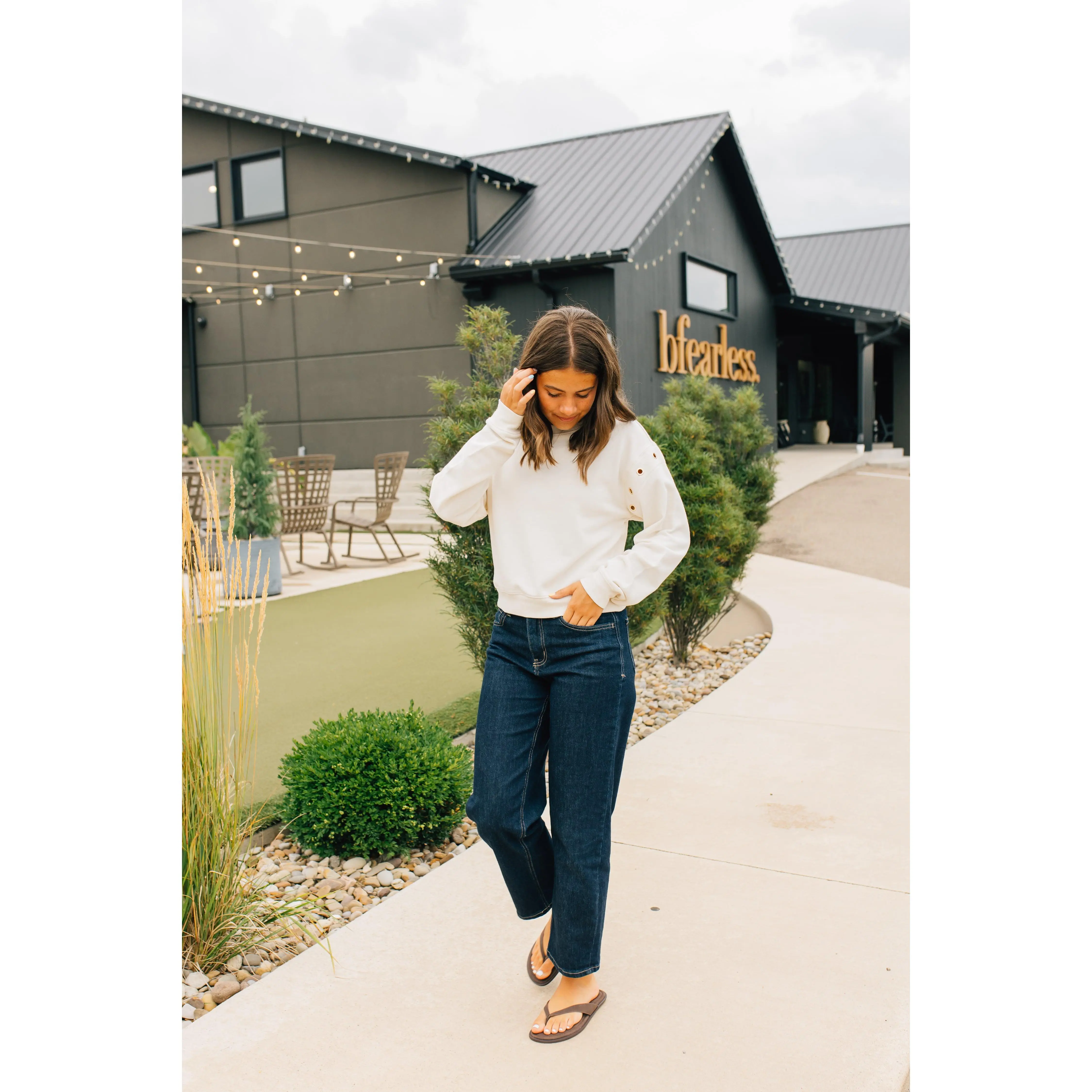 Lovervet • High Rise Slim Barrel Jeans - Divinity