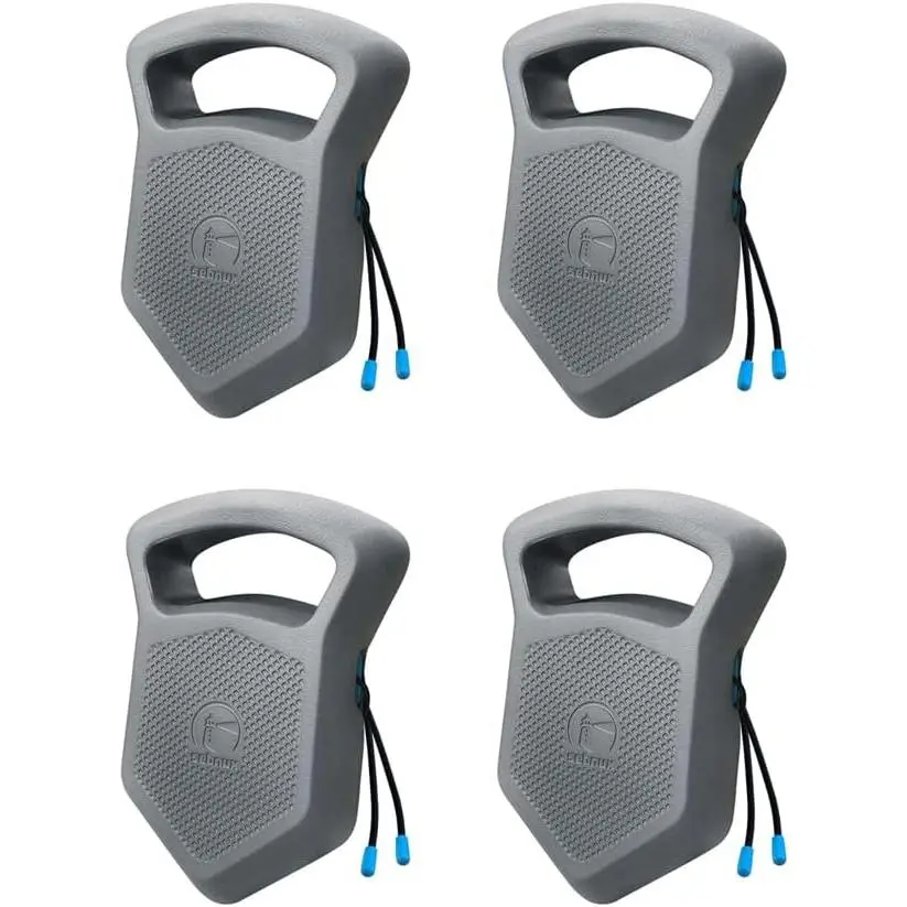 Grey Shield Shape 4 Pack