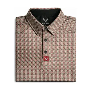 Vexil Brand – Western Pearl Polo - Native Arrows | Red