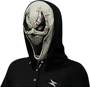 Skull Latex Mask Scary Ghost Face Horror Funny Mask Cosplay Prop - Decoration Festivals Set